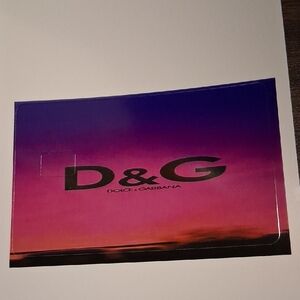 Dolce & Gabbana Purple and Pink Debit Card Sticker